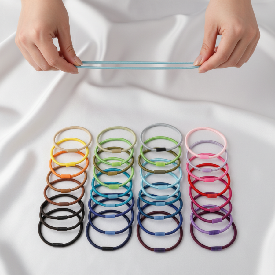 Premium Thin Elastic Hair Ties