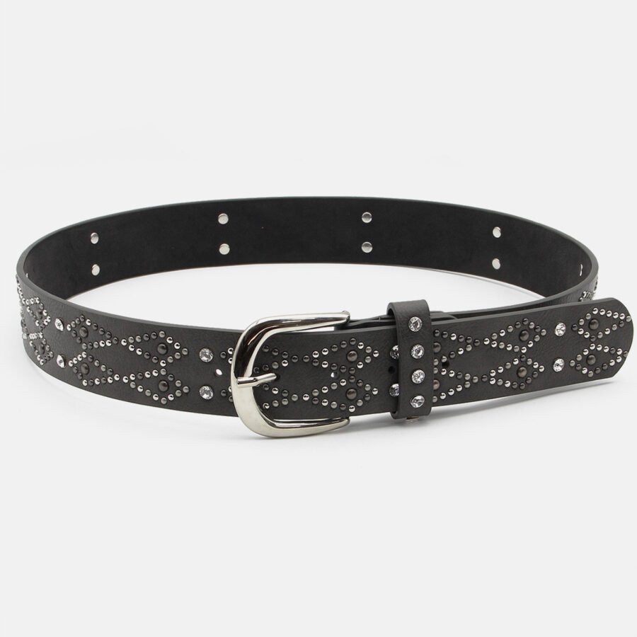 GlamEdge™ Studded Rhinestone Belt