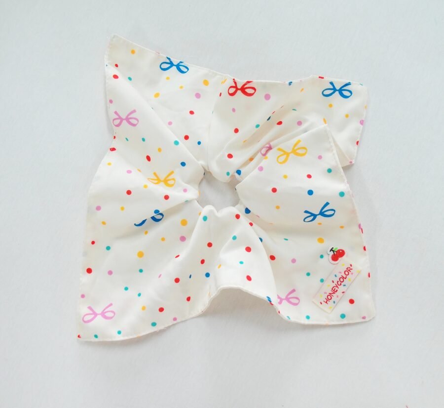 HONEYCOLOR Square Scarf Scrunchie