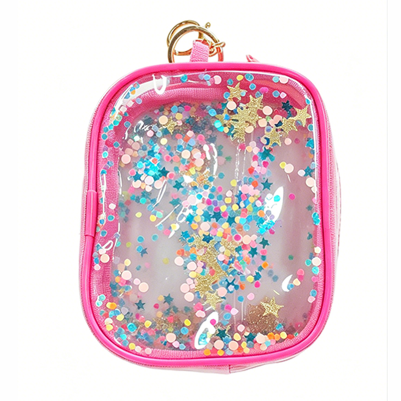 Glitter Confetti Mini Zip Pouch
